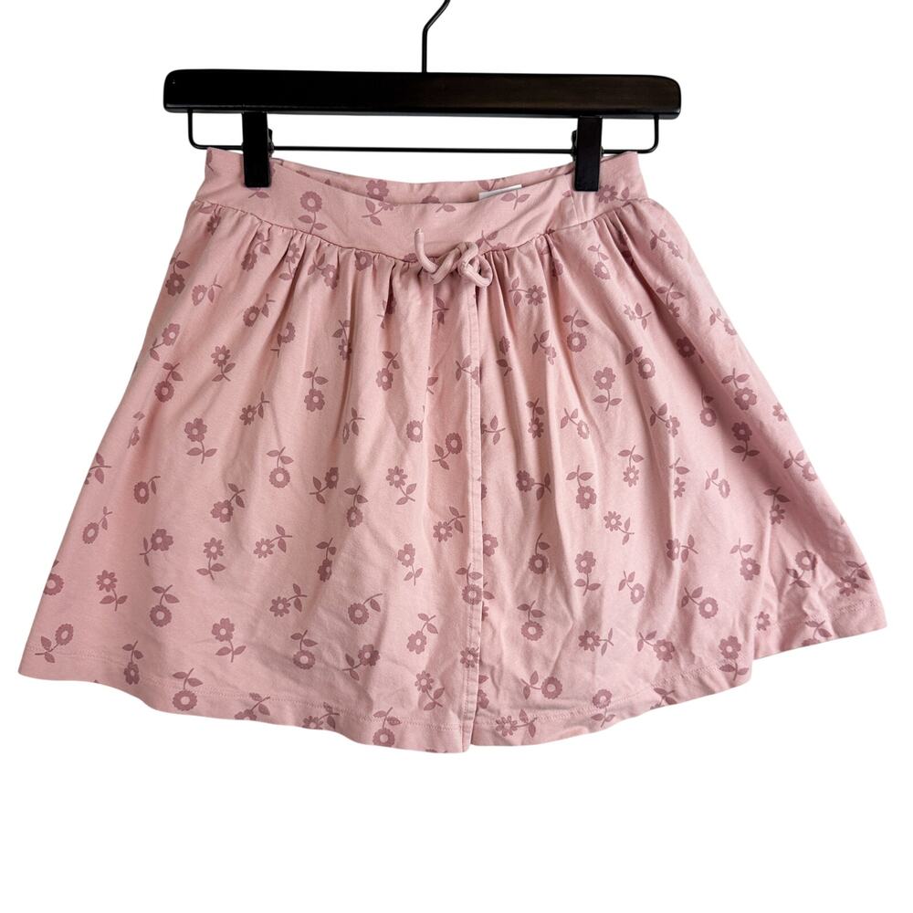 Hanna Andersson Girls Mini Skirt Skort Pink Floral - 12